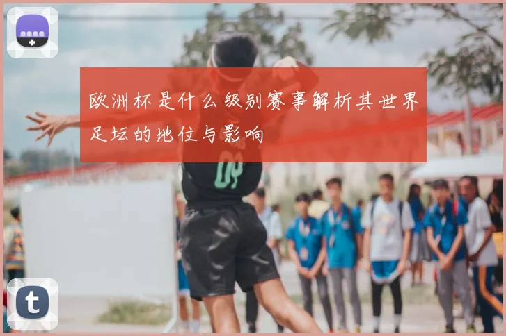 欧洲杯是什么级别赛事解析其世界足坛的地位与影响